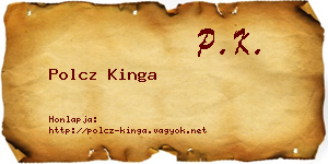 Polcz Kinga névjegykártya